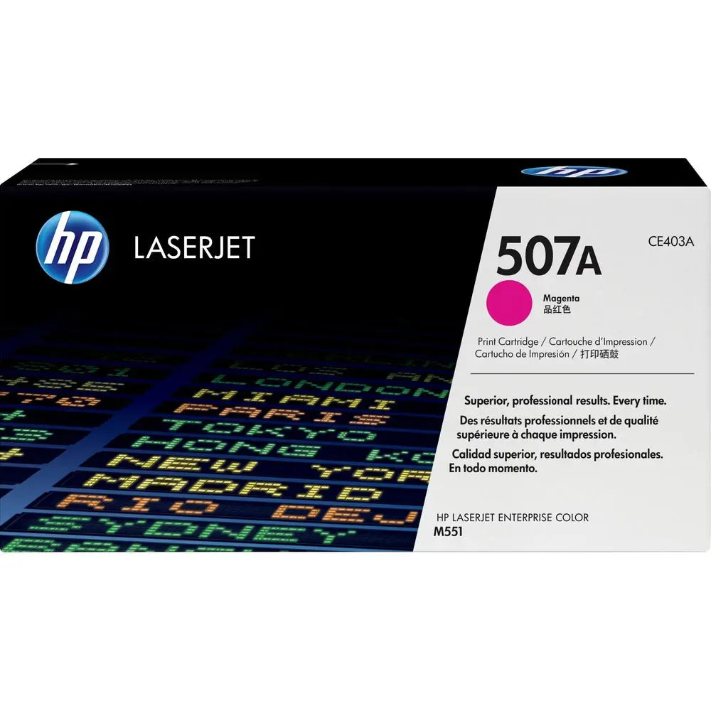 HP 507A Magenta – Toner HP LaserJet d’origine — Connecto.ma